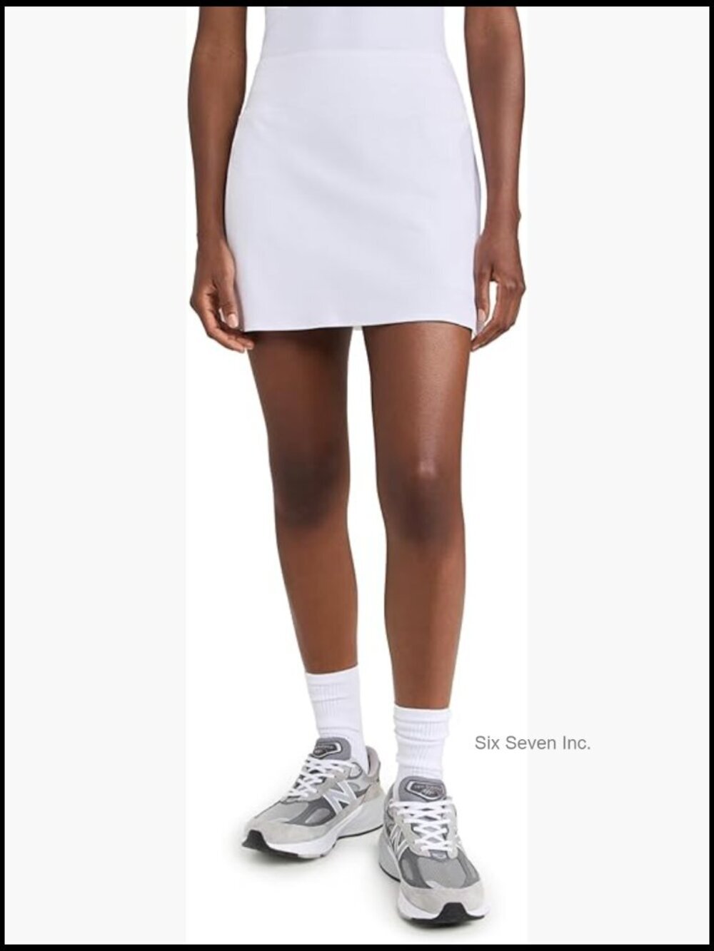 Spacedye High Waisted Active Skirt with Built-in Shorts